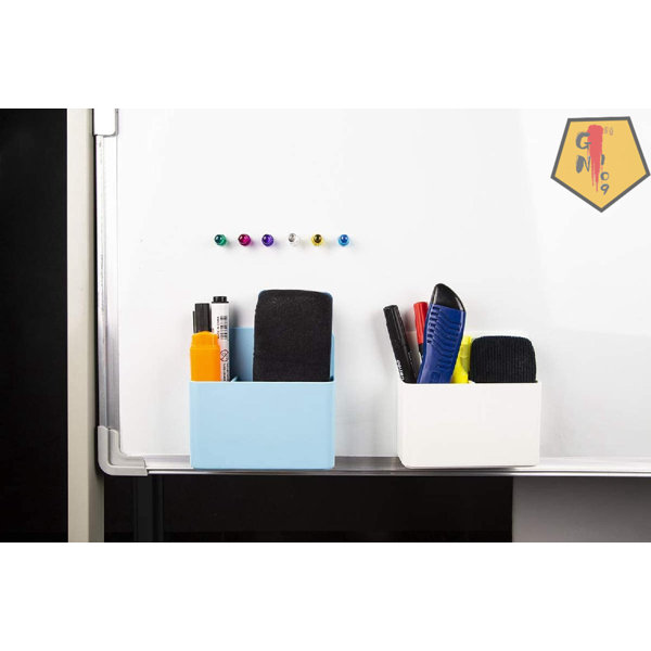 GN109 2 Pack Pen Holder With Divider, Adjustable Dry Erase
